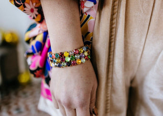 Olivia 3 Strand Stretch Bracelet