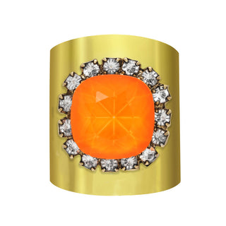 Sydney Square Ring Antique Gold