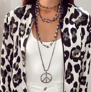 Woodstock Metallic Necklace