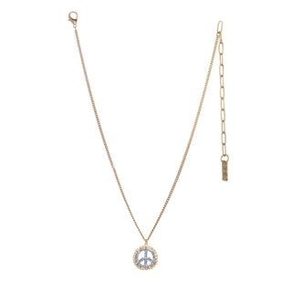 Peace Out Necklace in Pastels