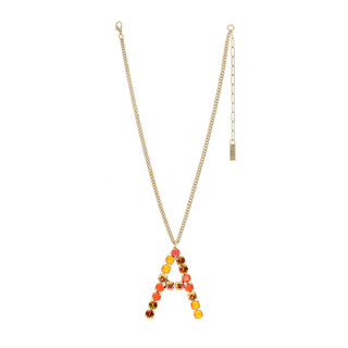 Monogram Necklace in Colors