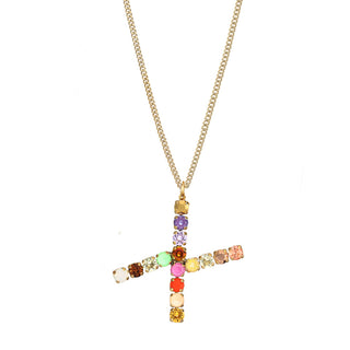 Monogram Necklace in Colors
