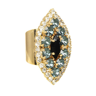 Elizabeta Ring in Matte Gold