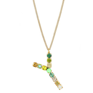 Monogram Necklace in Colors