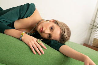 Keira Mixed Blues Cuff