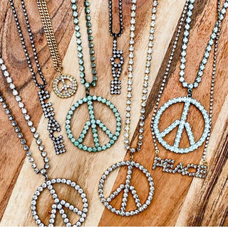 Woodstock Metallic Necklace