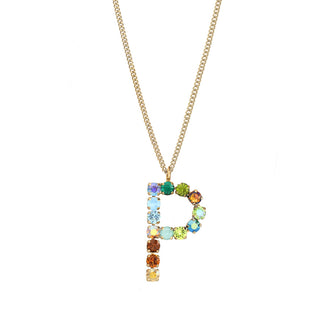 Monogram Necklace in Colors