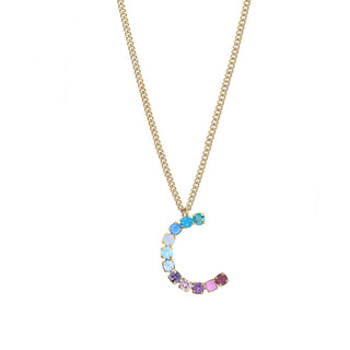 Monogram Necklace in Colors