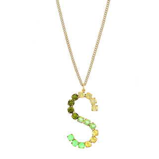 Monogram Necklace in Colors