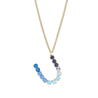 Monogram Necklace in Colors