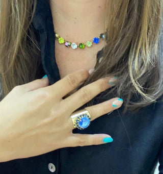 Oakland Necklace Blue / Green Mix