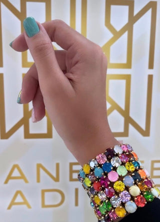 Olivia 3 Strand Stretch Bracelet