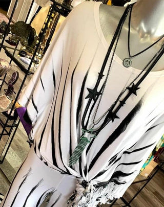 Oklahoma City Stars Necklace - Black