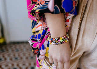 Olivia 3 Strand Stretch Bracelet