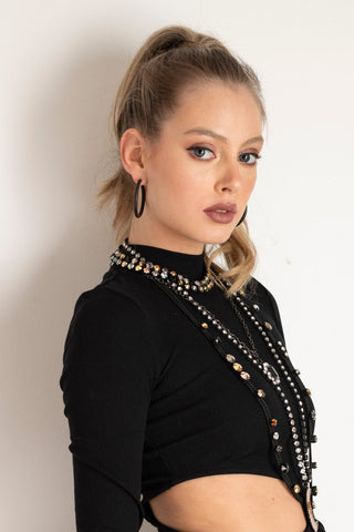 Nanci Necklace in Mixed Metallics