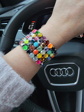 Olivia 5 strand Stretch Bracelet
