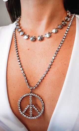 Woodstock Metallic Necklace