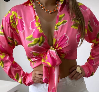 Collier à maillons aux couleurs électriques