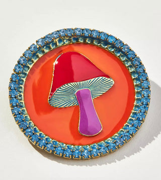 Mushroom Brooch