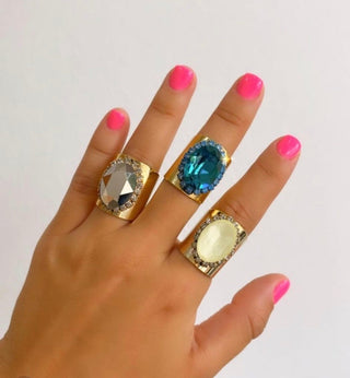 Sydney Ring in Antique Gold