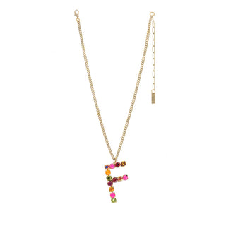 Monogram Necklace in Colors