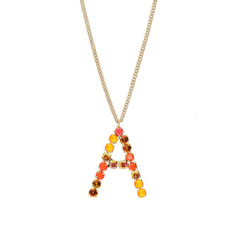 Monogram Necklace in Colors