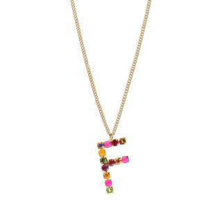 Monogram Necklace in Colors