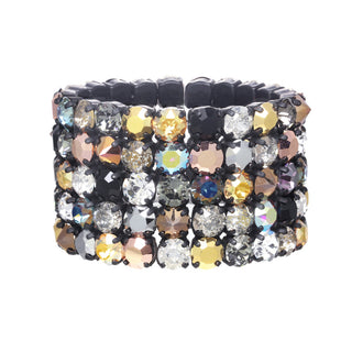 Olivia 5 strand Stretch Bracelet in Metallics