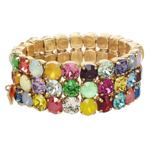 Olivia 3 Strand Stretch Bracelet