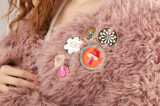 Mushroom Brooch