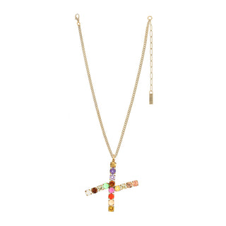 Monogram Necklace in Colors
