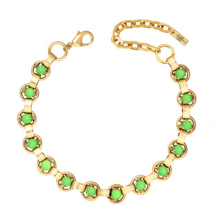 Collier à maillons aux couleurs électriques