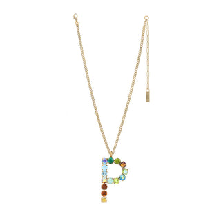 Monogram Necklace in Colors