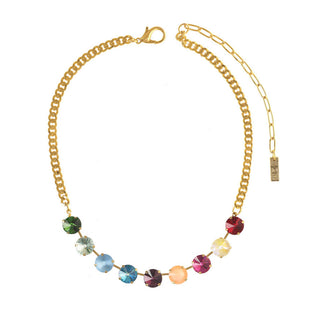 Mini Sofia Necklace in Rainbow