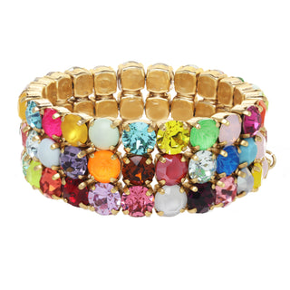 Olivia 3 Strand Stretch Bracelet