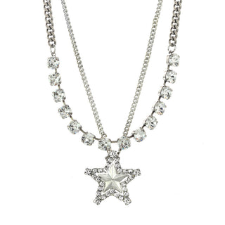 Collier étoile superposée en argent
