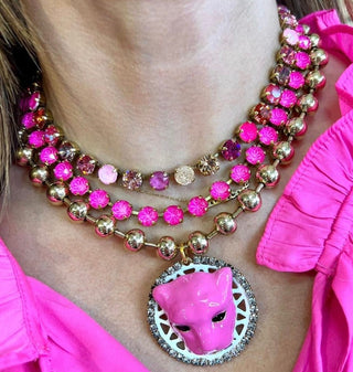Oakland Necklace Pink Mix