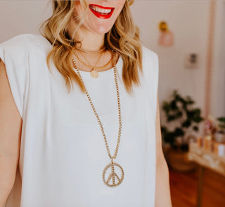 Woodstock Metallic Necklace