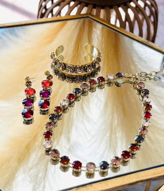 Raney Earrings in Antique Gold