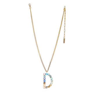 Monogram Necklace in Colors
