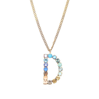 Monogram Necklace in Colors