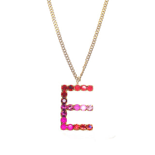 Monogram Necklace in Colors
