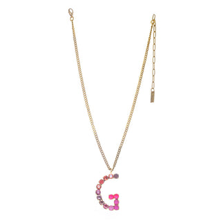 Monogram Necklace in Colors
