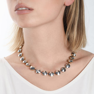 The Sofia Necklace - Gold/Chrome