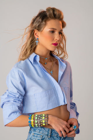 Kiki Cuff Blue Ombre