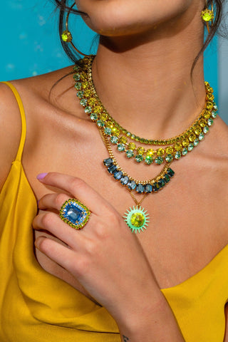 Oakland Necklace in Gold IN ALL THE COLORS
