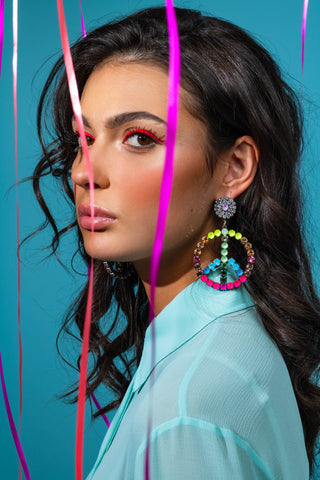 Boucles d'oreilles Paix ou Buste