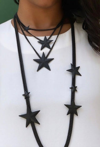 Oklahoma City Stars Necklace - Black