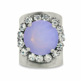 Jacci Ring in Antique Silver / Fairy Dust
