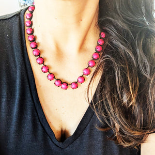 Trentley Necklace in Smutt Electric Pink (Copy)